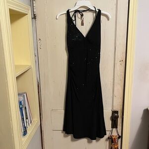 Ruby Rox Black Backless Halter Dress